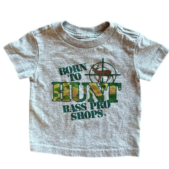 Bass Pro Shops  6 Month Boys Short Sleeve Hunting Tee Shirt - Picture 1 of 4